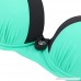 NewKelly Ladies Swimwear Bandage Bikini Set Push-up Padded Bra Bathing Suit Swimsuit Sky Blue B07DJ3QCSL